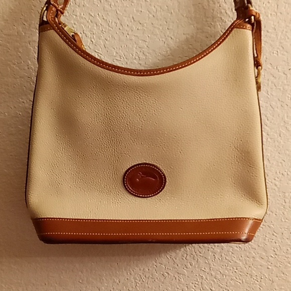 DOONEY BOURKE ALL WEATHER LEATHER Party  Office One Size Cream-Brown Colors B33 - Picture 6 of 16